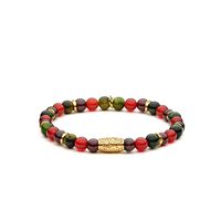 Bracelet Antracite King in Semiprecious stones BK07 ERCOLANO - BK07 ERCOLANO